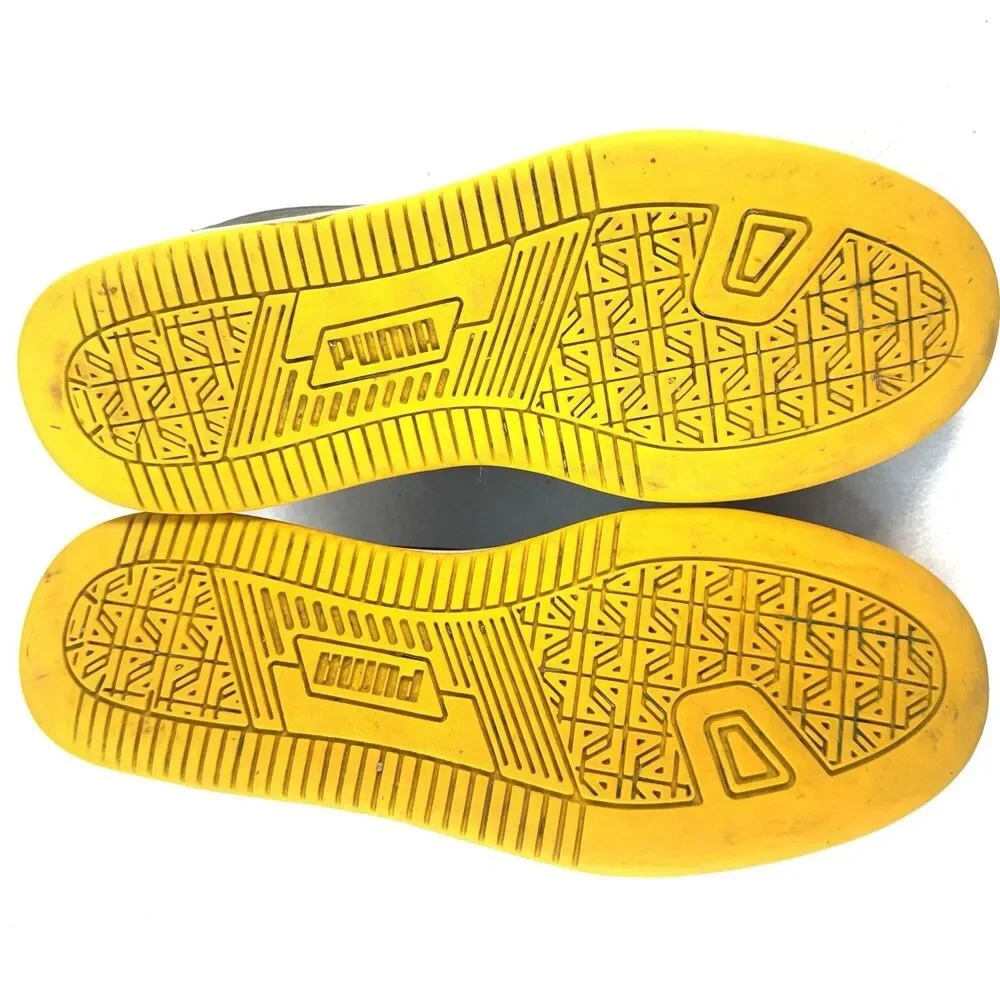 Mens Puma Porsche Legacy X Caven Shoes 8.5 308158-01 Turbo Driving Black Yellow